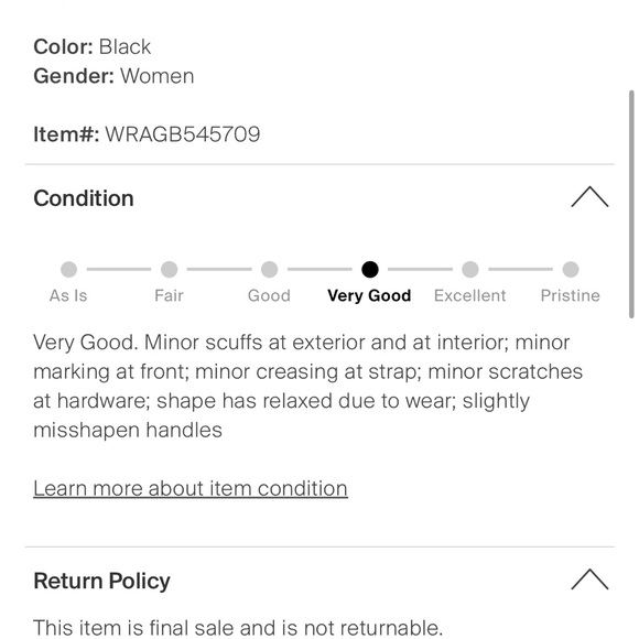 Rag and Bone black gunmetal leather crossbody bag - Picture 4 of 6